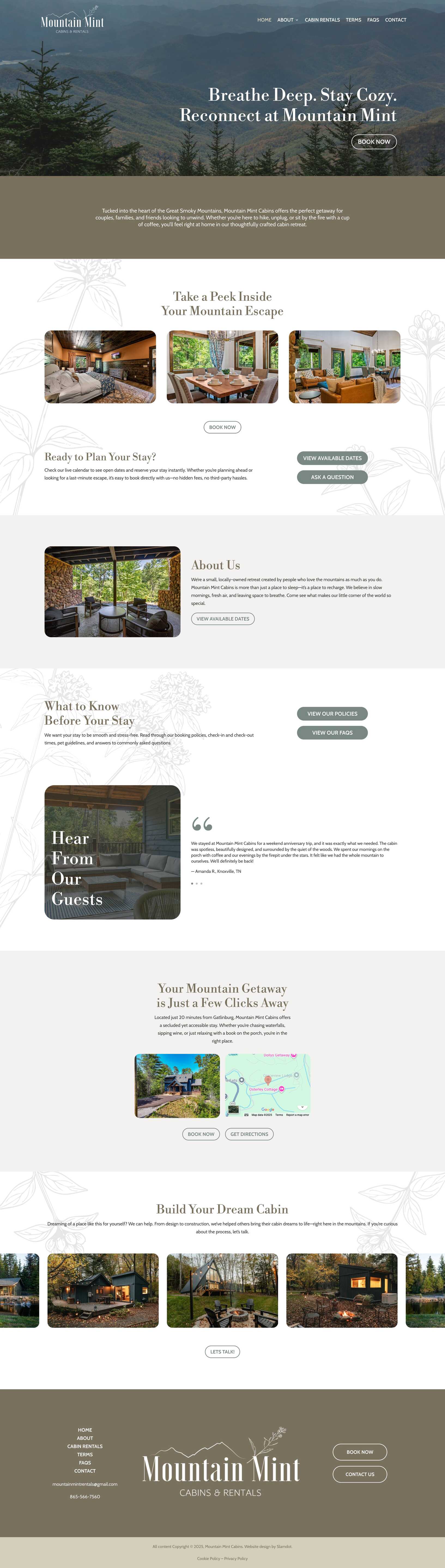 Mountain Mint Cabins